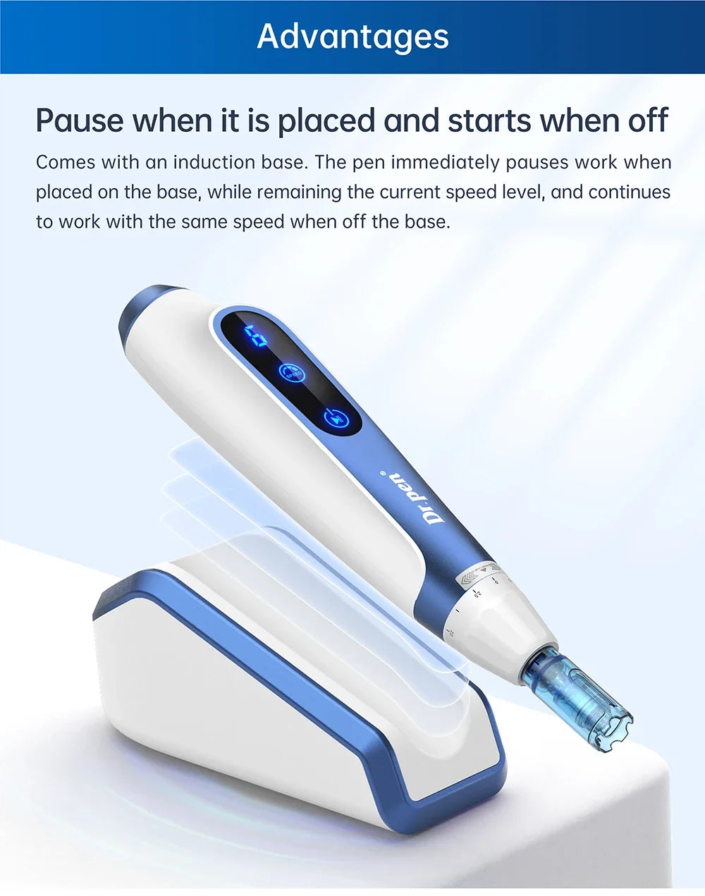 Newest Authentic Dr.pen A11 Microneedling Therapy Device with Induction Base Derma Pen Microneedle Pen Skin Care Beauty