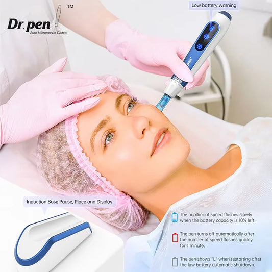 Newest Authentic Dr.pen A11 Microneedling Therapy Device with Induction Base Derma Pen Microneedle Pen Skin Care Beauty